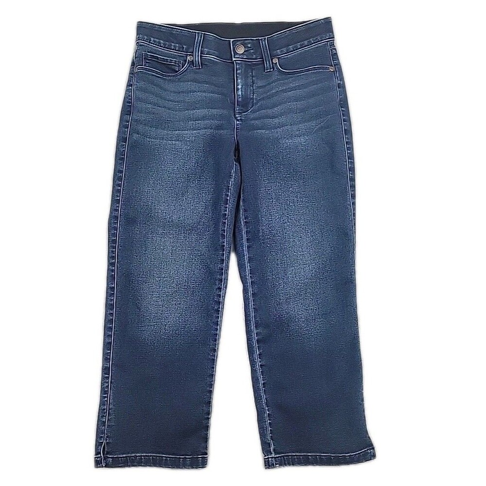 Soma Womens Cropped Jeans Size S Chicos Stretch 28x22